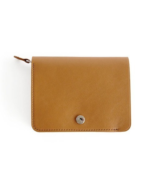 STANDARD SUPPLY（スタンダードサプライ）の「スタンダードサプライ / PAL パル / BILLFOLD FLAP WALLET ビルフォールドフラップウォレット 二つ折り財布 本革（財布・レディース・グレー/ブラック/ネイビー/ホワイト/レッド/ベージュ/イエロー/ブルー/ライトベージュ/ライトグレー/ピンク/オリーブ/ブルーグレー/ダークグリーン/グレイッシュベージュ/ダークブラウン/ダークグリーン系/コーラルピンク/カーキ/チャコールグレー/グレイッシュブルー・FREE）」の9枚目の写真