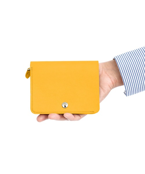 STANDARD SUPPLY（スタンダードサプライ）の「スタンダードサプライ / PAL パル / BILLFOLD FLAP WALLET ビルフォールドフラップウォレット 二つ折り財布 本革（財布・レディース・グレー/ブラック/ネイビー/ホワイト/レッド/ベージュ/イエロー/ブルー/ライトベージュ/ライトグレー/ピンク/オリーブ/ブルーグレー/ダークグリーン/グレイッシュベージュ/ダークブラウン/ダークグリーン系/コーラルピンク/カーキ/チャコールグレー/グレイッシュブルー・FREE）」の22枚目の写真