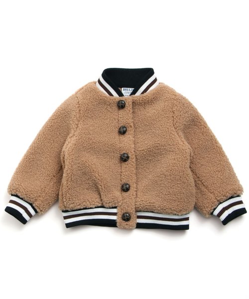 BREEZE（ブリーズ）の「ボアブルゾン（ブルゾン・キッズ・キャメル/ピンク・90/100/80/110/120/130/140）」の7枚目の写真