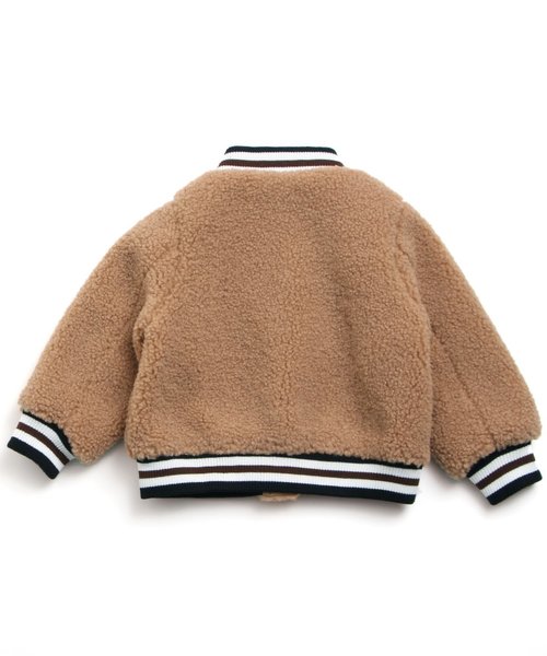 BREEZE（ブリーズ）の「ボアブルゾン（ブルゾン・キッズ・キャメル/ピンク・90/100/80/110/120/130/140）」の4枚目の写真