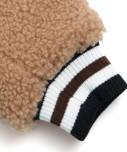 BREEZE（ブリーズ）の「ボアブルゾン（ブルゾン・キッズ・キャメル/ピンク・90/100/80/110/120/130/140）」の3枚目の写真