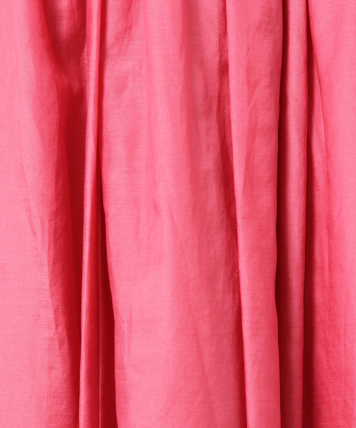 laboratory work（ラボラトリーワーク）の「コットンシルクカラーマキシスカート【WEB限定カラーあり】（スカート・レディース・グリーン/ピンク/イエロー/ネイビー/ラベンダー/ブルー系その他・M/MEDIUM）」の8枚目の写真