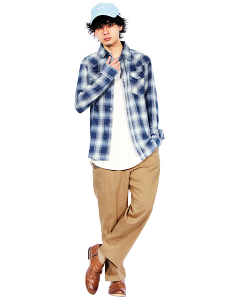 ８(eight)（エイト）の「ワイドパンツ サルエルパンツ スラックス（スラックス・メンズ・ブラック/ベージュ/グレー・MEDIUM/LARGE）」の6枚目の写真