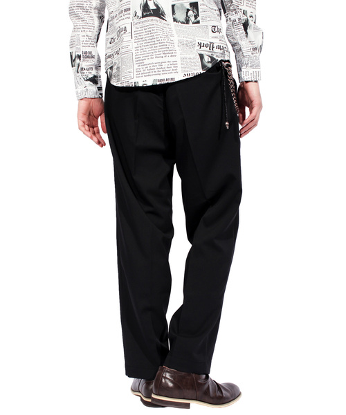 ８(eight)（エイト）の「ワイドパンツ サルエルパンツ スラックス（スラックス・メンズ・ブラック/ベージュ/グレー・MEDIUM/LARGE）」の8枚目の写真