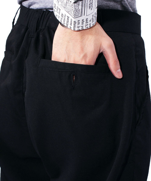 ８(eight)（エイト）の「ワイドパンツ サルエルパンツ スラックス（スラックス・メンズ・ブラック/ベージュ/グレー・MEDIUM/LARGE）」の15枚目の写真