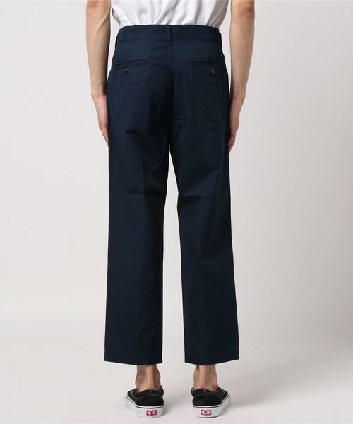 HOUSTON（ヒューストン）の「【HOUSTON】2タック クロップドパンツ（その他パンツ・メンズ・ネイビー/カーキ/オリーブドラブ・MEDIUM/LARGE/X-LARGE）」の4枚目の写真