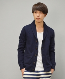 SHIPS JET BLUE | JB: ピケ/ショールカーディガン(カーディガン/ボレロ)