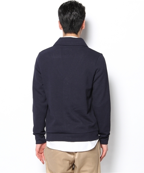 SHIPS JET BLUE（シップスジェットブルー）の「JB: ピケ/ショールカーディガン（カーディガン/ボレロ・メンズ・グリーン/ブルー/ネイビー・SMALL/MEDIUM/LARGE）」の6枚目の写真