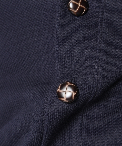SHIPS JET BLUE（シップスジェットブルー）の「JB: ピケ/ショールカーディガン（カーディガン/ボレロ・メンズ・グリーン/ブルー/ネイビー・SMALL/MEDIUM/LARGE）」の10枚目の写真