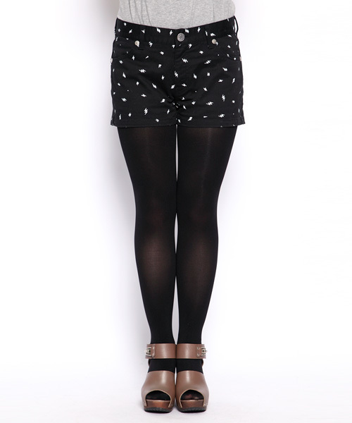 X-girl(エックスガール)の「POP PRINT SHORTS(その他パンツ・レディース・ブラック/グリーン/ブルー・0/1/2)」の1枚目の写真