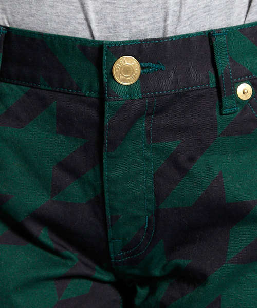 X-girl(エックスガール)の「POP PRINT SHORTS(その他パンツ・レディース・ブラック/グリーン/ブルー・0/1/2)」の10枚目の写真