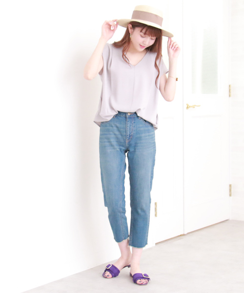 N.（N. Natural Beauty Basic）（エヌエヌナチュラルビューティーベーシック）の「◆タックドレープノースリーブブラウス（シャツ/ブラウス・レディース・ホワイト/ブラック/ブラウン/グレー/ピンク・MEDIUM）」の13枚目の写真