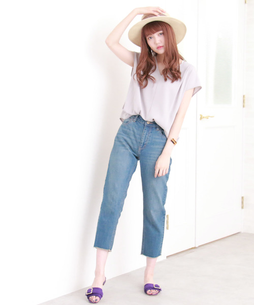 N.（N. Natural Beauty Basic）（エヌエヌナチュラルビューティーベーシック）の「◆タックドレープノースリーブブラウス（シャツ/ブラウス・レディース・ホワイト/ブラック/ブラウン/グレー/ピンク・MEDIUM）」の15枚目の写真