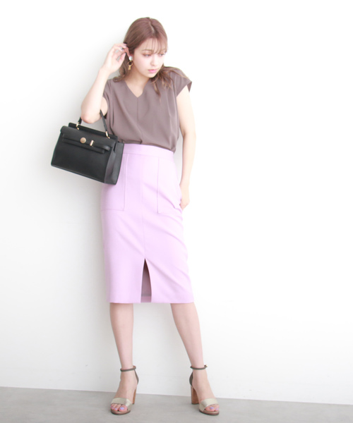 N.（N. Natural Beauty Basic）（エヌエヌナチュラルビューティーベーシック）の「◆タックドレープノースリーブブラウス（シャツ/ブラウス・レディース・ホワイト/ブラック/ブラウン/グレー/ピンク・MEDIUM）」の17枚目の写真