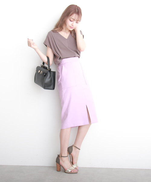 N.（N. Natural Beauty Basic）（エヌエヌナチュラルビューティーベーシック）の「◆タックドレープノースリーブブラウス（シャツ/ブラウス・レディース・ホワイト/ブラック/ブラウン/グレー/ピンク・MEDIUM）」の18枚目の写真