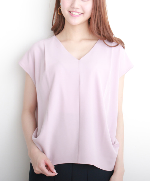 N.（N. Natural Beauty Basic）（エヌエヌナチュラルビューティーベーシック）の「◆タックドレープノースリーブブラウス（シャツ/ブラウス・レディース・ホワイト/ブラック/ブラウン/グレー/ピンク・MEDIUM）」の22枚目の写真