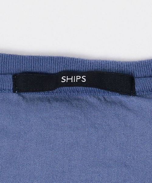 SHIPS(シップス)の「SC: ストレッチ リネン クルーネック Tシャツ 【ソリッド】(シャツ/ブラウス・メンズ・ライトブルー/カーキ・MEDIUM/LARGE/X-LARGE/SMALL)」の9枚目の写真