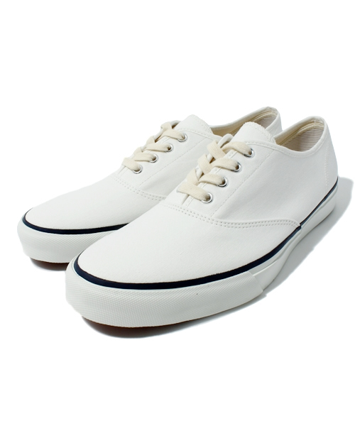 BEAUTY&YOUTH UNITED ARROWS（ビューティーアンドユースユナイテッドアローズ）の「BY キャンバス 4アイレット デッキスニーカー 13ss◆§5　（スニーカー・メンズ・ホワイト/マスタード/ネイビー/その他1・1/1(8)/2/3(10)）」の2枚目の写真