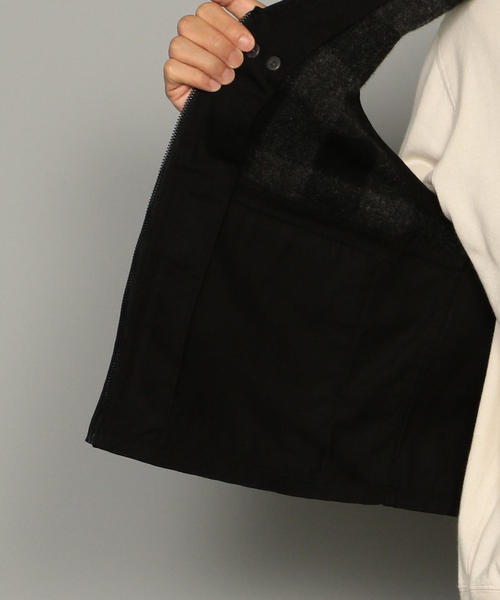 green label relaxing（グリーンレーベルリラクシング）の「SC チェックコンビ ワークベスト ◆（ベスト・メンズ・ダークグレー/レッド・L/M）」の8枚目の写真