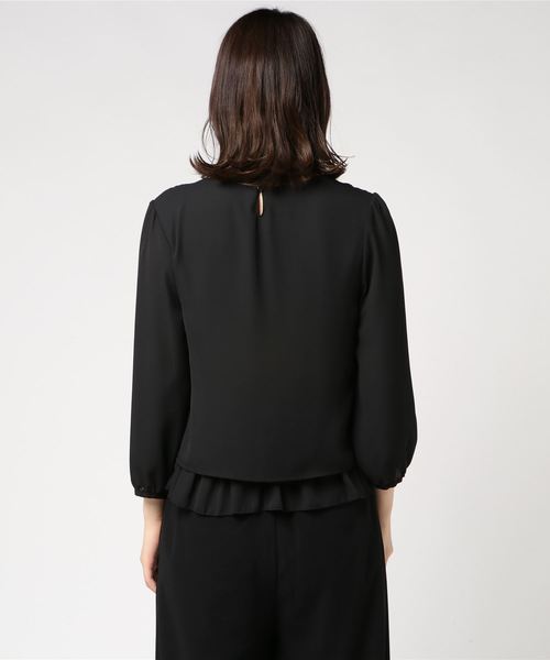 TRUDEA(トルディア)の「2段重ねレースブラウス(シャツ/ブラウス・レディース・ホワイト/ブラック・MEDIUM/LARGE)」の4枚目の写真