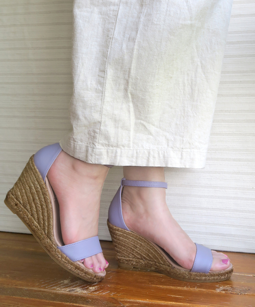 GAIMO(ガイモ)の「【ZOZO別注カラー有】「gaimo/ガイモ」ストラップエスパドリーユサンダル/GELA-JK(サンダル)」|ライトパープル