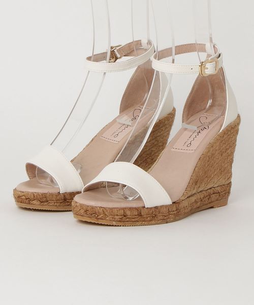 GAIMO(ガイモ)の「ストラップエスパドリーユサンダル(サンダル・レディース・ホワイト/ブラック/ベージュ/ゴールド/ライトパープル・38/39/36/37/35)」の16枚目の写真