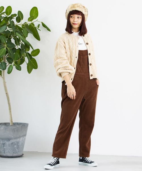 WEGO（ウィゴー）の「WEGO/ハートケーブルカーディガン（カーディガン/ボレロ・レディース・レッド/アイボリー・FREE）」の14枚目の写真