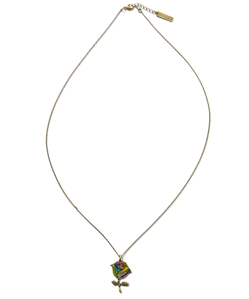 rehacer(レアセル)の「rehacer : Stained glass Rose Necklace Made in Japan / ステンドグラス ローズ ネックレス メイドインジャパン(ネックレス・メンズ・シルバー系その他/ゴールド系その他/シルバー系その他2/ゴールド系その他2・FREE)」の10枚目の写真
