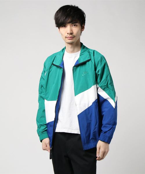 NIKE ナイキ ジャケット ブルゾン アウター グリーン L NIKE - NIKE ナイキ ジャケット ブルゾン アウター グリーン Lの