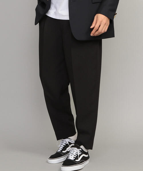 BEAUTY&YOUTH UNITED ARROWS(ビューティーアンドユースユナイテッドアローズ)の「BY ウーステッド 1P ルーズパンツ(スラックス・メンズ・ダークブラウン/ブラック・MEDIUM/LARGE/SMALL/X-LARGE)」の13枚目の写真