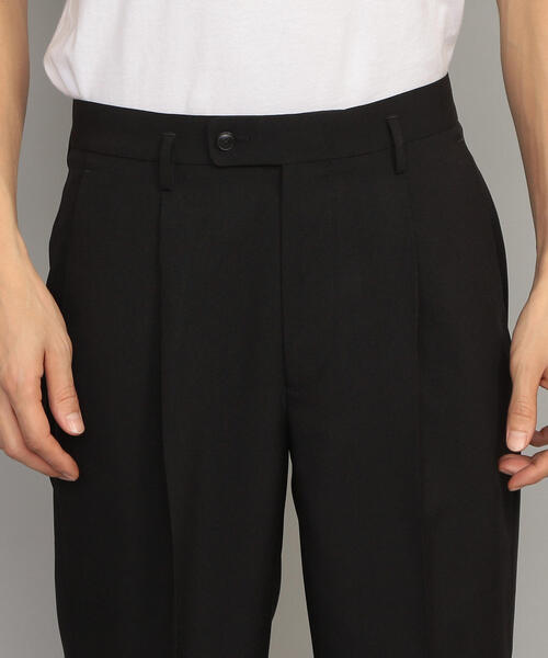 BEAUTY&YOUTH UNITED ARROWS(ビューティーアンドユースユナイテッドアローズ)の「BY ウーステッド 1P ルーズパンツ(スラックス・メンズ・ダークブラウン/ブラック・MEDIUM/LARGE/SMALL/X-LARGE)」の9枚目の写真