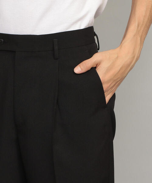 BEAUTY&YOUTH UNITED ARROWS(ビューティーアンドユースユナイテッドアローズ)の「BY ウーステッド 1P ルーズパンツ(スラックス・メンズ・ダークブラウン/ブラック・MEDIUM/LARGE/SMALL/X-LARGE)」の10枚目の写真