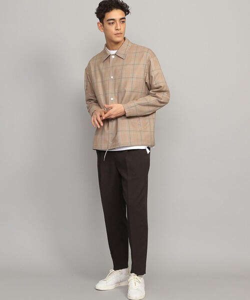 BEAUTY&YOUTH UNITED ARROWS(ビューティーアンドユースユナイテッドアローズ)の「BY ウーステッド 1P ルーズパンツ(スラックス・メンズ・ダークブラウン/ブラック・MEDIUM/LARGE/SMALL/X-LARGE)」の5枚目の写真