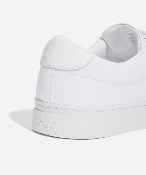 Saturdays NYC（サタデーズ ニューヨークシティ ）の「Vincent Canvas Sneaker（スニーカー・メンズ・ホワイト/ブラック・25.0cm/26.0cm/27.0cm/28.0cm/29.0cm）」の4枚目の写真