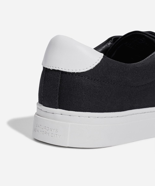 Saturdays NYC（サタデーズ ニューヨークシティ ）の「Vincent Canvas Sneaker（スニーカー・メンズ・ホワイト/ブラック・25.0cm/26.0cm/27.0cm/28.0cm/29.0cm）」の7枚目の写真