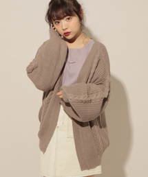apres jour | ケーブルトッパーカーディガン【ZOZOTOWN限定アイテム】(カーディガン/ボレロ)