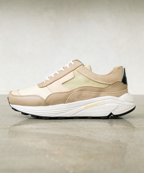 UNITED TOKYO(ユナイテッドトウキョウ)の「コンビレザーダッドスニーカー(スニーカー・メンズ・ブラック/グレー/マルチ/カーキ/ネイビー/ベージュ・2/3/1)」の15枚目の写真