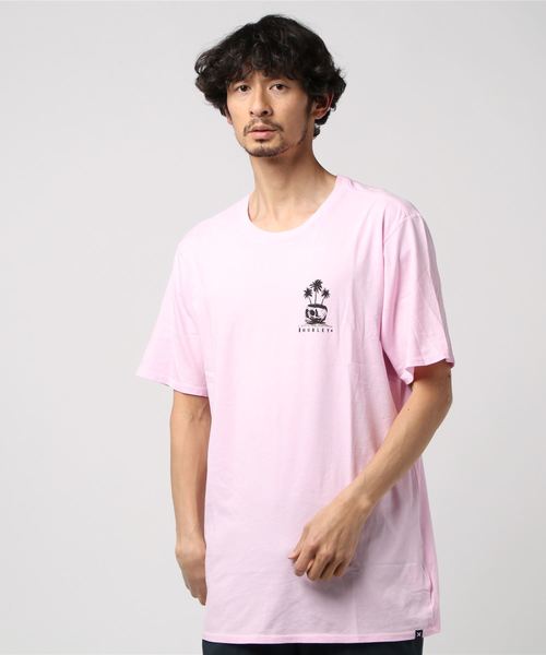 Hurley (ハーレー)の「M BNZ DAY DREAM TEE SS / バックプリントTシャツ / ユニセックス(Tシャツ/カットソー・メンズ・グレー/ピンク・SMALL/MEDIUM/LARGE)」の4枚目の写真