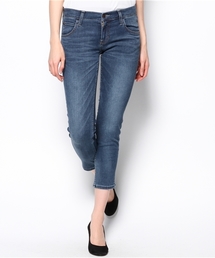 【healthy】 ストレッチデニムクロップドパンツ