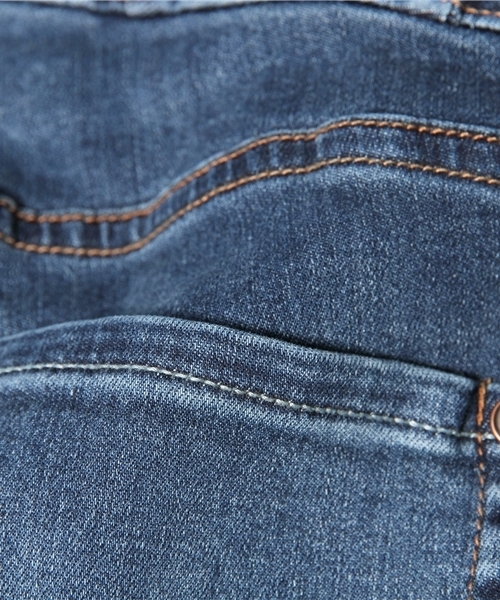 PLST（プラステ）の「【healthy】 ストレッチデニムクロップドパンツ（デニムパンツ・レディース・ホワイト/インディゴブルー・24inch/23inch/25inch/26inch）」の6枚目の写真