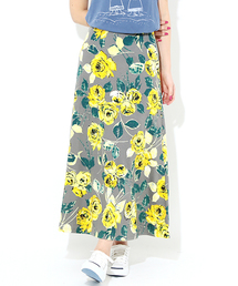 Ray BEAMS | Ray BEAMS / フラワープリント マキシスカート(スカート)