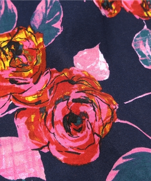 Ray BEAMS（レイビームス）の「○Ray BEAMS / フラワープリント マキシスカート（スカート・レディース・グレー/ネイビー・0/1）」の3枚目の写真