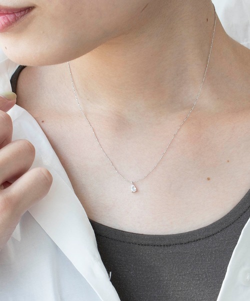 Three Four Time(スリーフォータイム)の「ドロップキラリプチペン(ネックレス・レディース・シルバー/ゴールド/ピンクゴールド・FREE)」の9枚目の写真