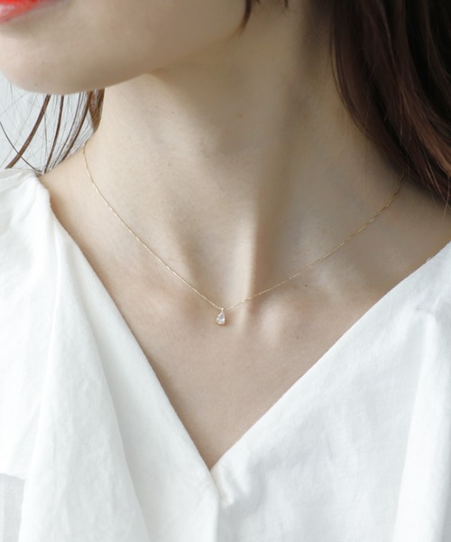 Three Four Time(スリーフォータイム)の「ドロップキラリプチペン(ネックレス・レディース・シルバー/ゴールド/ピンクゴールド・FREE)」の11枚目の写真