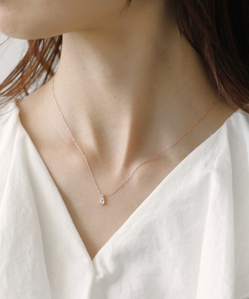 Three Four Time(スリーフォータイム)の「ドロップキラリプチペン(ネックレス・レディース・シルバー/ゴールド/ピンクゴールド・FREE)」の12枚目の写真