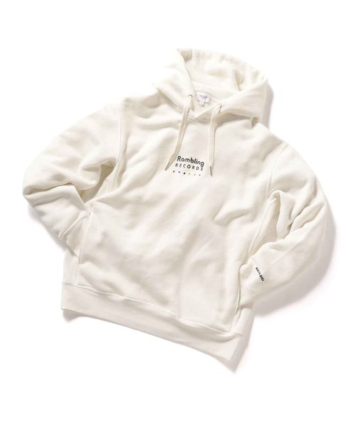 MEN'S BIGI（メンズビギ）の「【Rambling RECORDS×MEN'S BIGI】ロゴプリントパーカー（パーカー・メンズ・ホワイト/ブラック/グレー・S/M/L）」の10枚目の写真