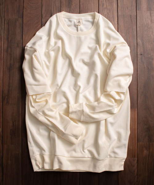ARCHIVER(アーカイバ)の「【69】【it】ワッフルWフェイス(Tシャツ/カットソー・レディース・ブラック/オフホワイト/杢グレー/ライトベージュ・MEDIUM/LARGE)」の12枚目の写真