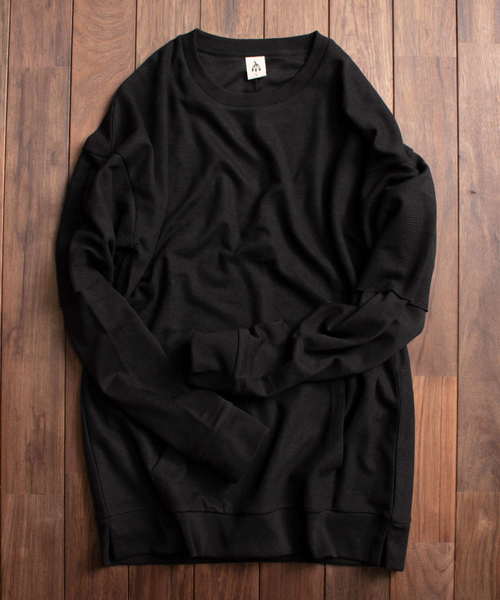ARCHIVER(アーカイバ)の「【69】【it】ワッフルWフェイス(Tシャツ/カットソー・レディース・ブラック/オフホワイト/杢グレー/ライトベージュ・MEDIUM/LARGE)」の13枚目の写真