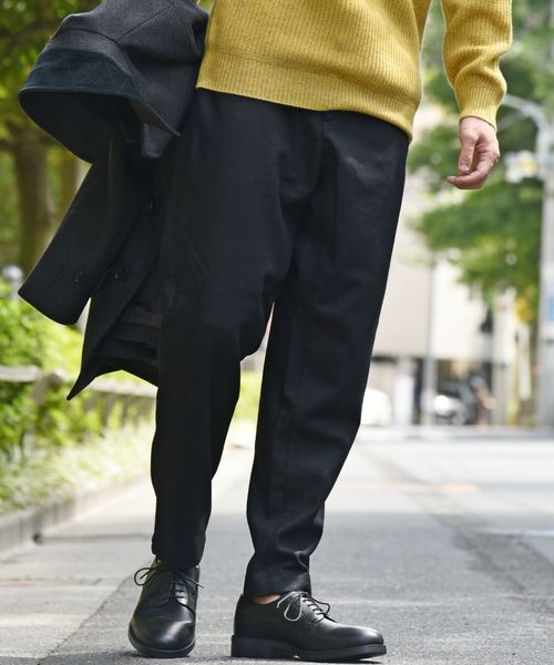 SHIPS(シップス)の「SC: ウール ストレッチ ハイブリッド イージー パンツ(ソリッド)(その他パンツ・メンズ・ダークネイビー/ブラウン/グレー・LARGE/MEDIUM/SMALL/X-LARGE)」の3枚目の写真