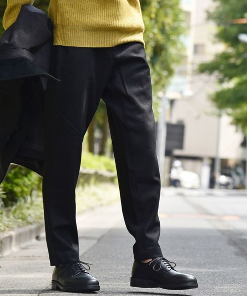 SHIPS(シップス)の「SC: ウール ストレッチ ハイブリッド イージー パンツ(ソリッド)(その他パンツ・メンズ・ダークネイビー/ブラウン/グレー・LARGE/MEDIUM/SMALL/X-LARGE)」の4枚目の写真